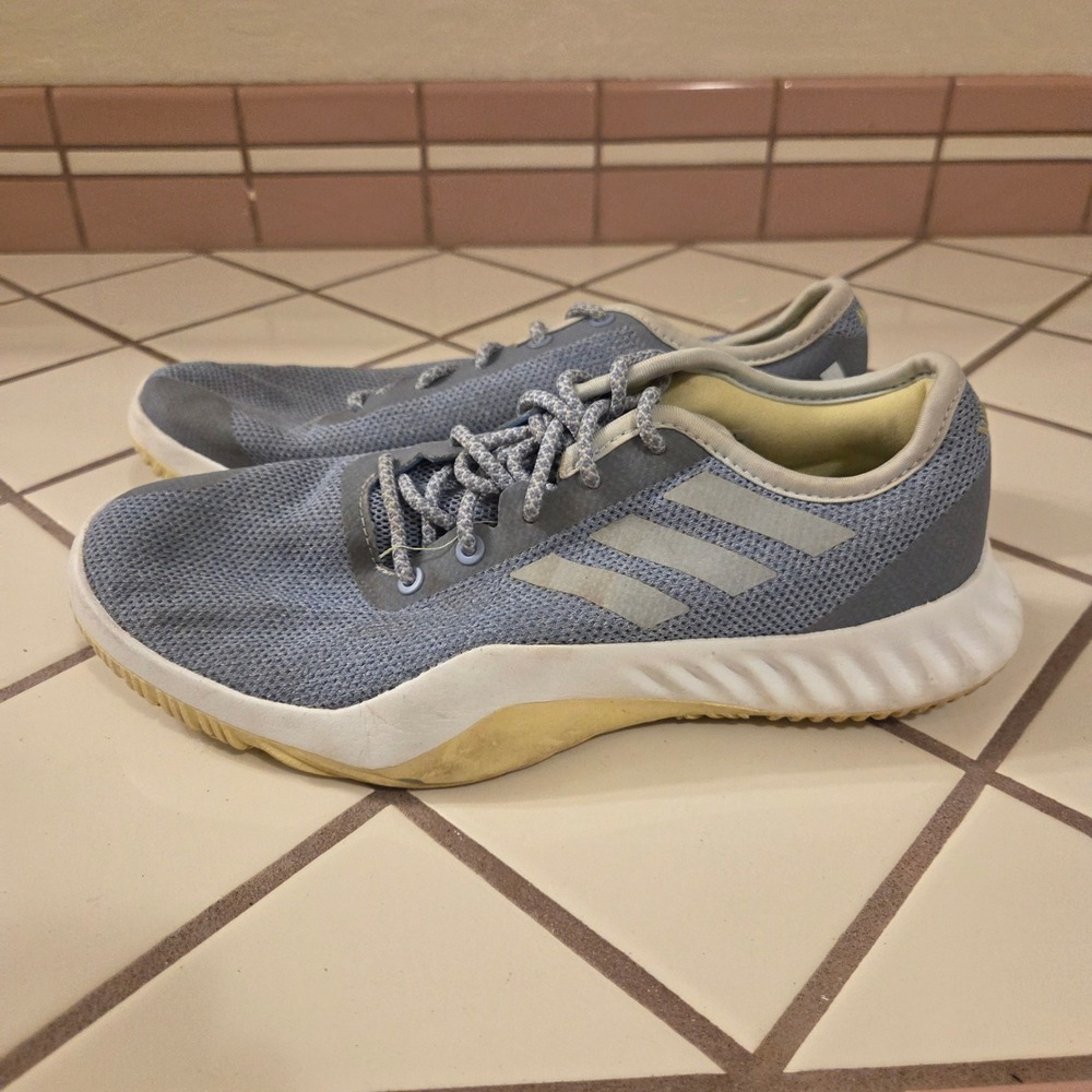 Adidas Aerobounce ST Running Shoes Grey Blue CG3497 Womens Size 8